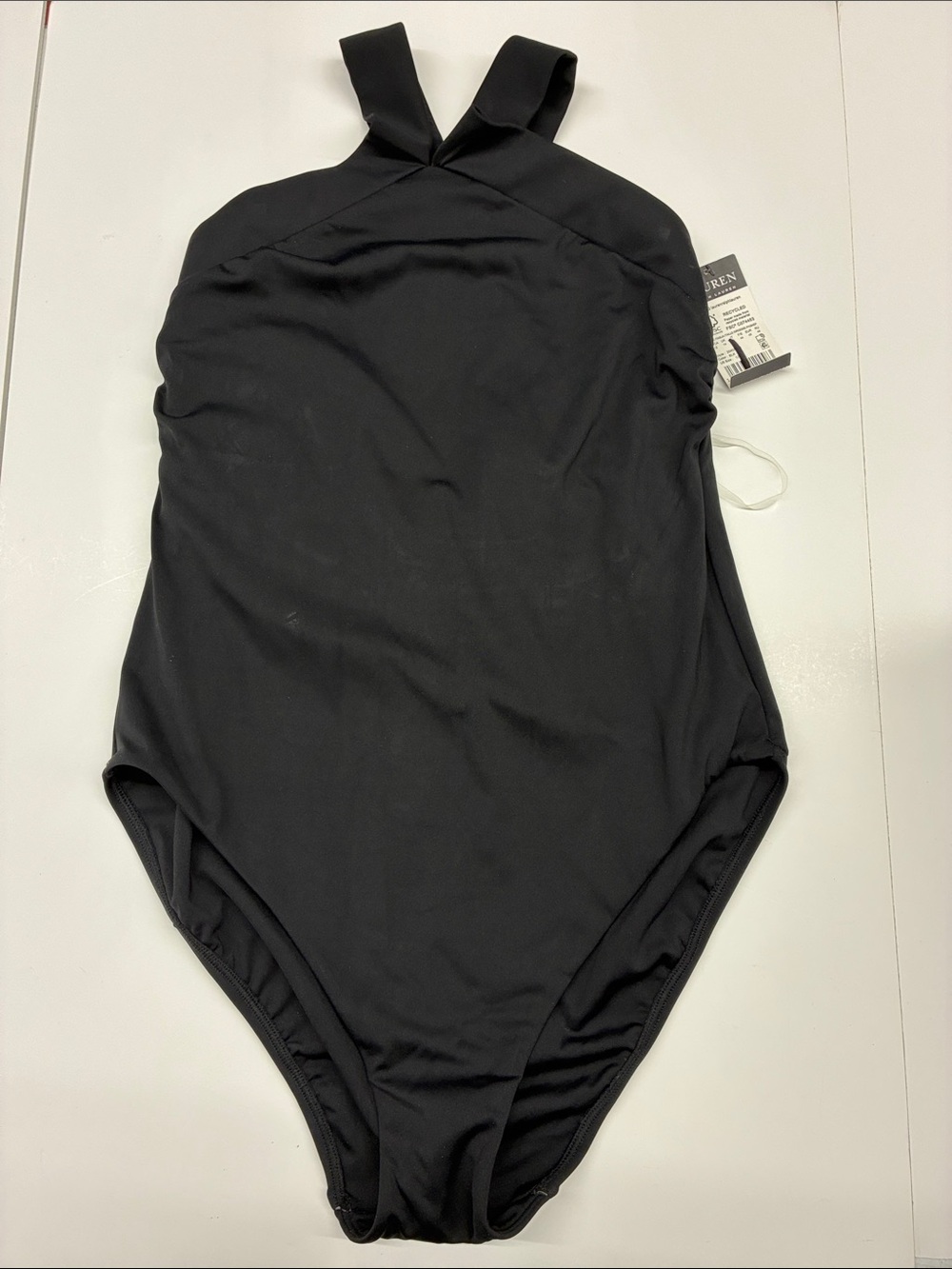 NEW Ralph Lauren Women’s One-Piece Halter Swim Suit Size 12